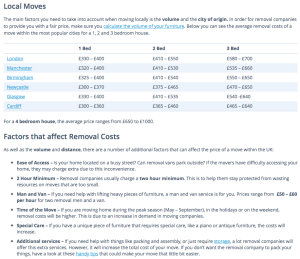 removals romford